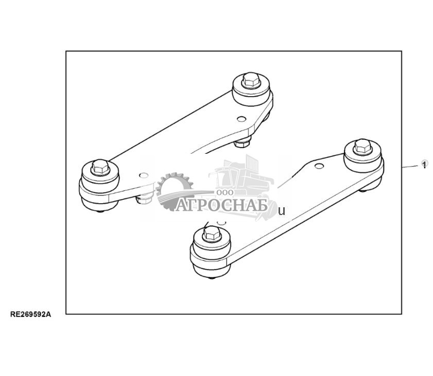 Навесное оборудование, крепление двухлучевого датчика радара - ST780604 831.jpg